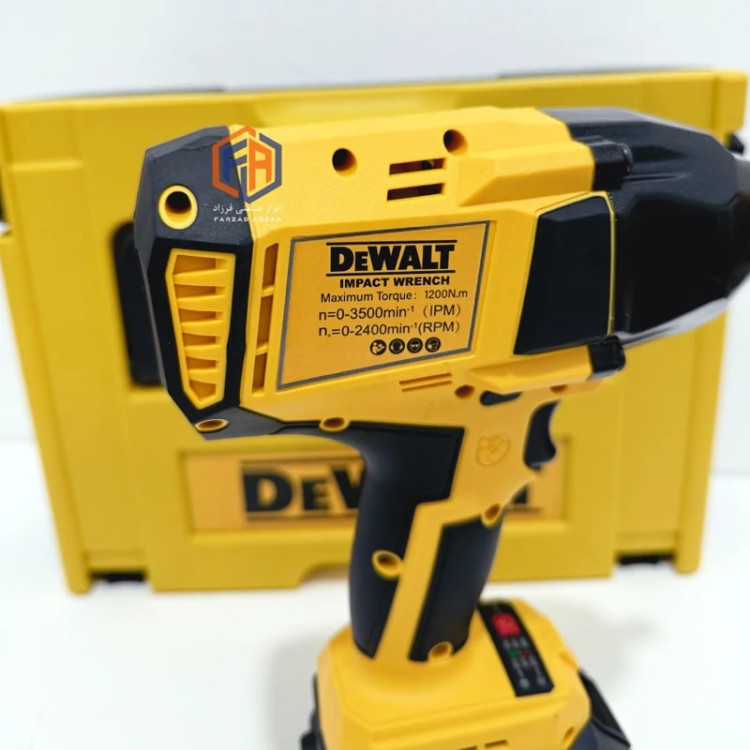 بکس شارژی فوق صنعتی صفحه دیجیتالی دیوالت گشتاور 1200 مدل DEWALT - 1200