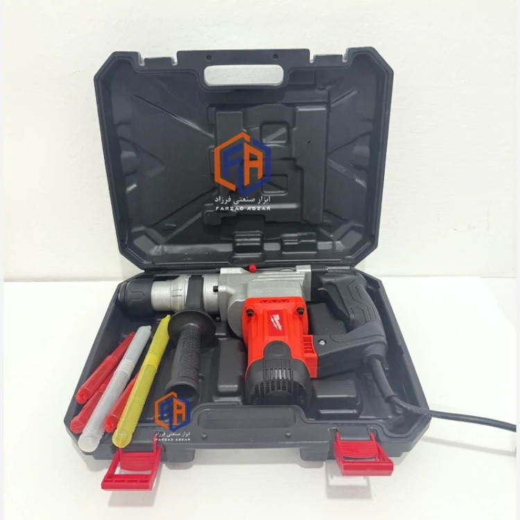 دریل بتن کن میلواکی 6 کیلویی 2000 وات مدل Milwaukee-2328