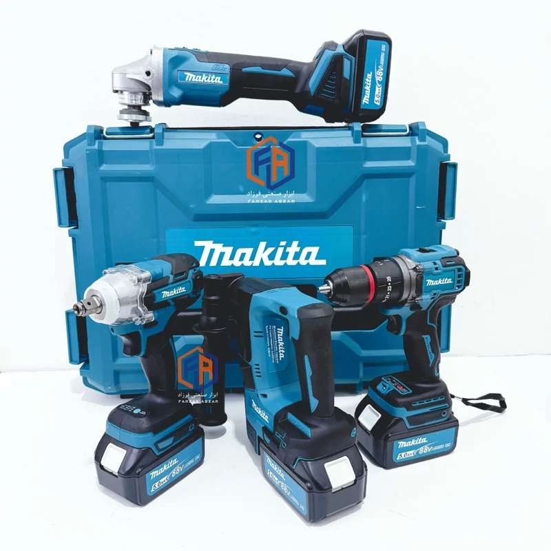 پک چهار قلوی ماکیتا 4 باتری مدل makita88