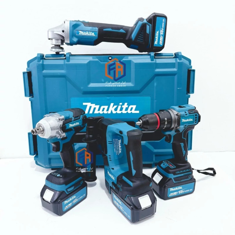 پک چهار قلوی ماکیتا 4 باتری مدل makita88