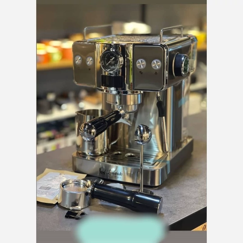 دستگاه اسپرسوساز لواک مدل Lwk-350 رنگ نقره ای