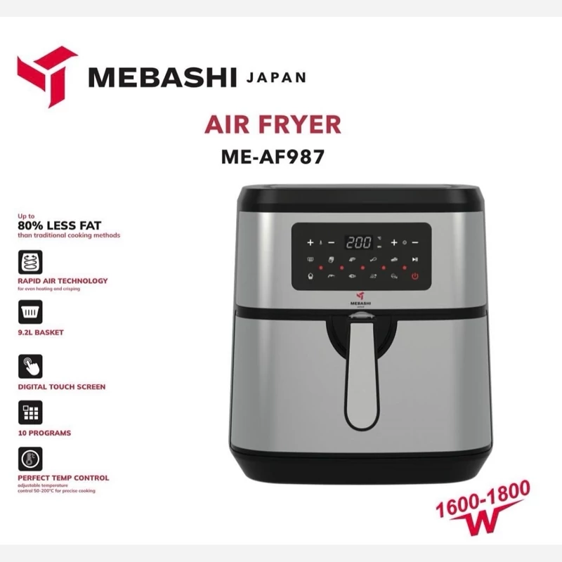 سرخ کن بدون روغن مباشی ME-AF987
