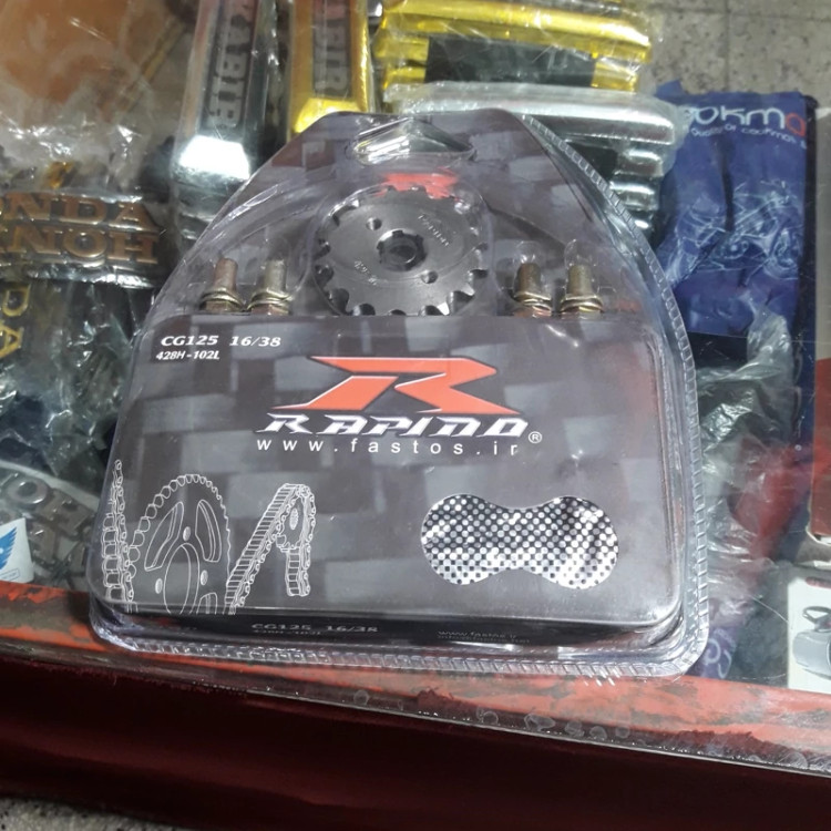ست دنده زنجیر همراه بادنده عقبو جلو رپی دو