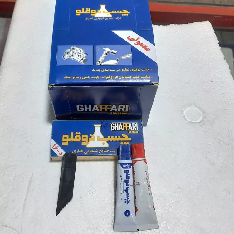 چسب دوقلو دورنگ غفاری اصل