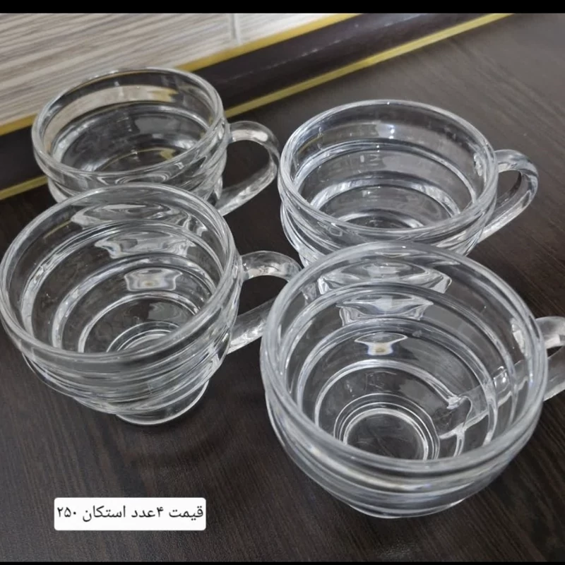 استکان خارجی دسته دارجدید دست 4عددی