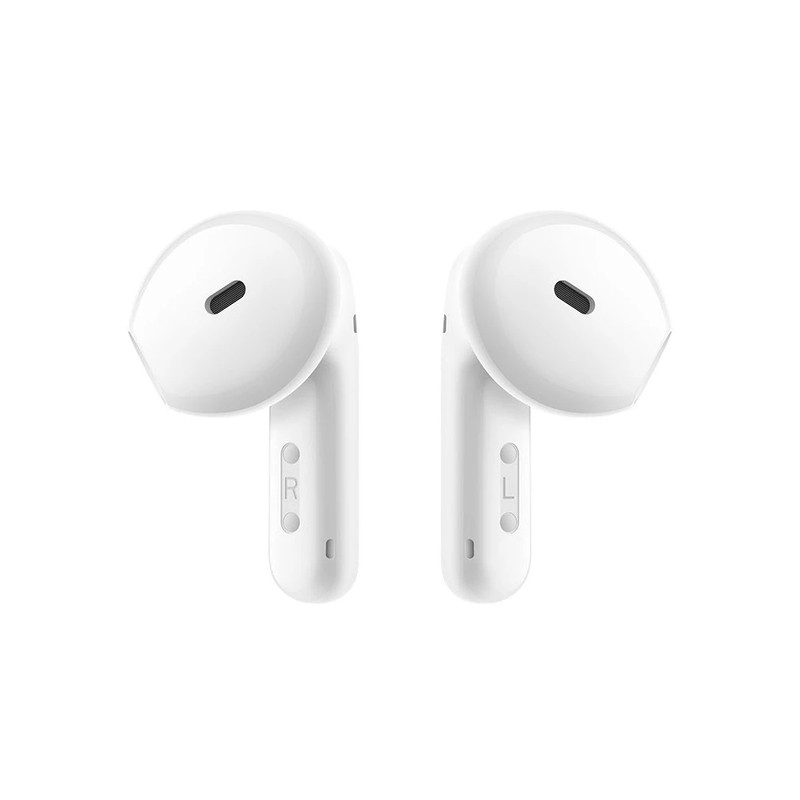 هدفون بلوتوثی شیائومی مدل Redmi Buds 6 Active با نویز کنسلینگ میکروفون (ENC)، درگاه شارژ USB Type-C، دارای دو میکروفون با قابلیت حذف نویز، پشتیبانی از فرمان لمسی، مقاوم در برابر رطوبت و عرق (IPX4)