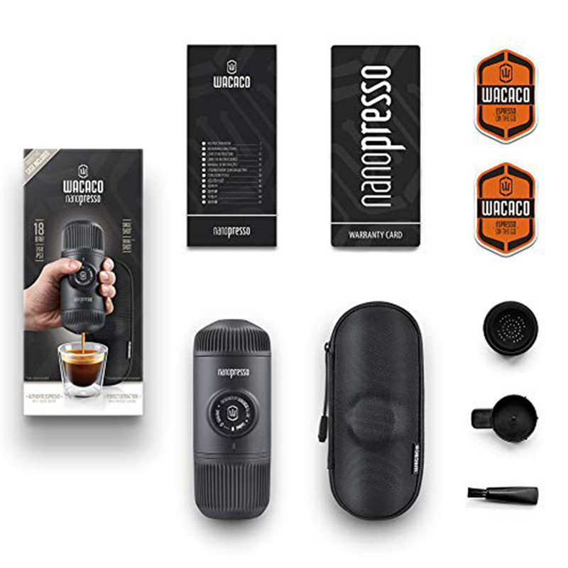 اسپرسوساز سفری واکاکو مدل Nanopresso به همراه کیف حمل