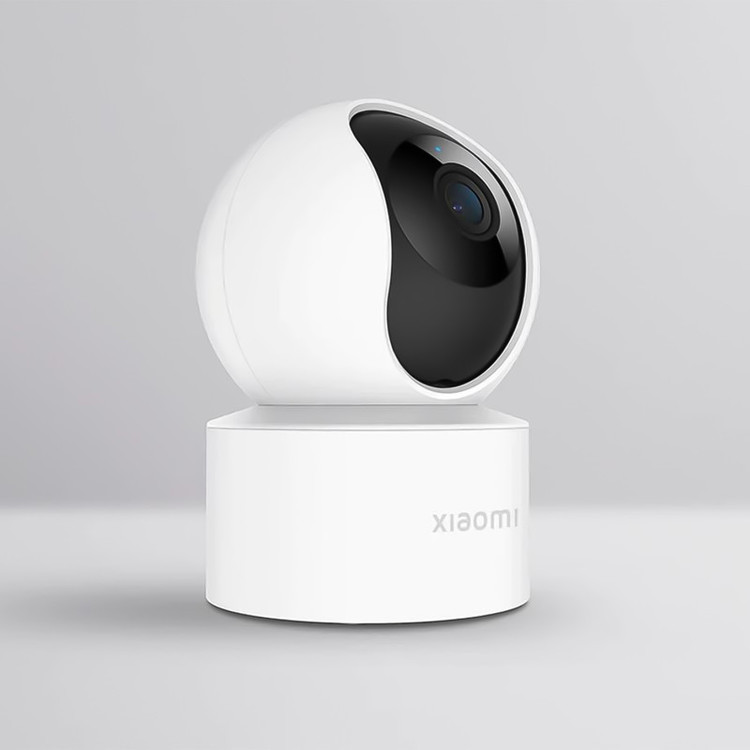 دوربین مداربسته بیسیم تحت شبکه شیائومی مدل Mi C200 با وضوح Full HD، چرخش 360 درجه افقی و 106 درجه عمودی، کدک H.265، تشخیص هوشمند انسان، انتقال صدای دوطرفه و پشتیبانی از کنترل صوتی با دستیار Google و Alexa