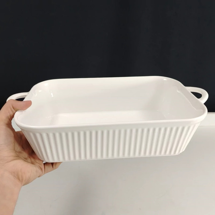 تابه مستطیل سرامیک شیاردار مدل پارسه کد 82 با ارسال رایگان