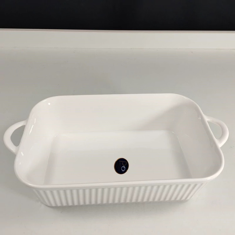 تابه مستطیل سرامیک شیاردار مدل پارسه کد 82 با ارسال رایگان