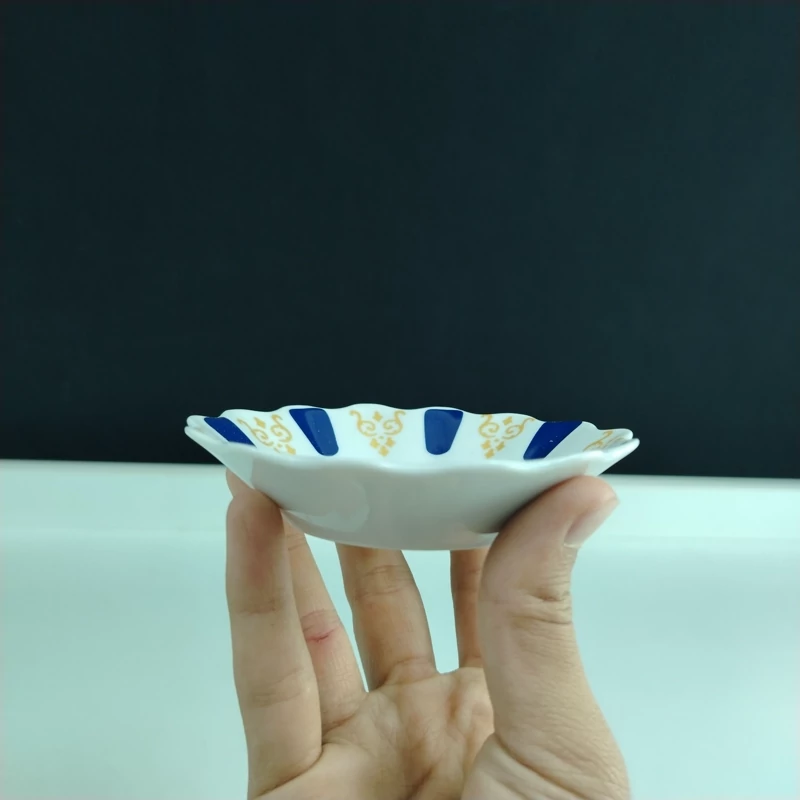 نعلبکی چینی واتسون طرح محرمات ستاره آبی در 3رنگ بسته 6 عددی با ارسال رایگان