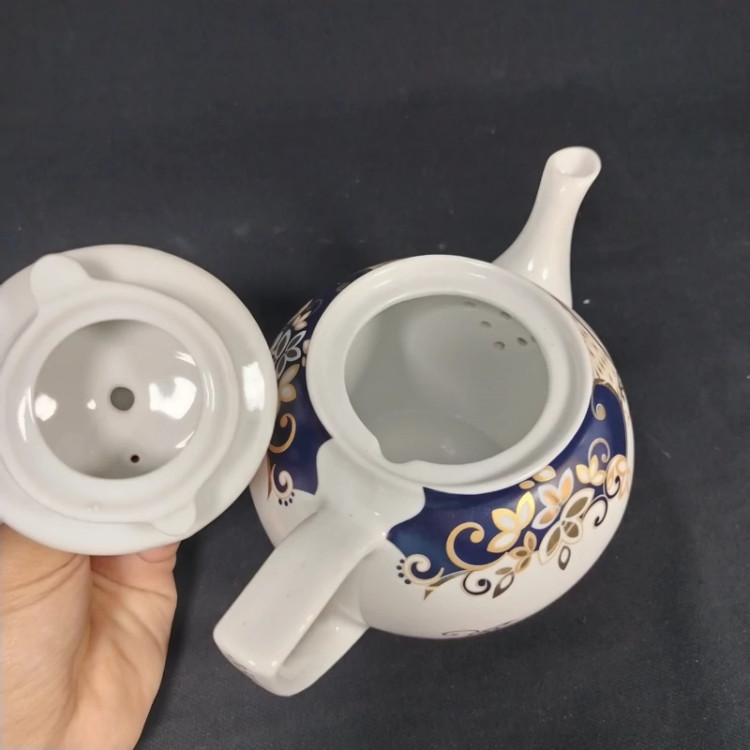 قوری چینی واتسون مدل صدف کد 05 بزرگ در 3رنگ ارسال رایگان