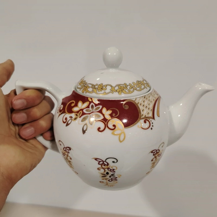 قوری چینی واتسون مدل صدف کد 04 متوسط در 3رنگ ارسال رایگان