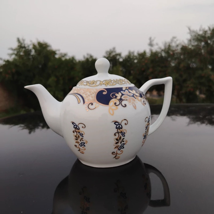 قوری چینی واتسون مدل صدف کد 03 کوچک در 3رنگ ارسال رایگان