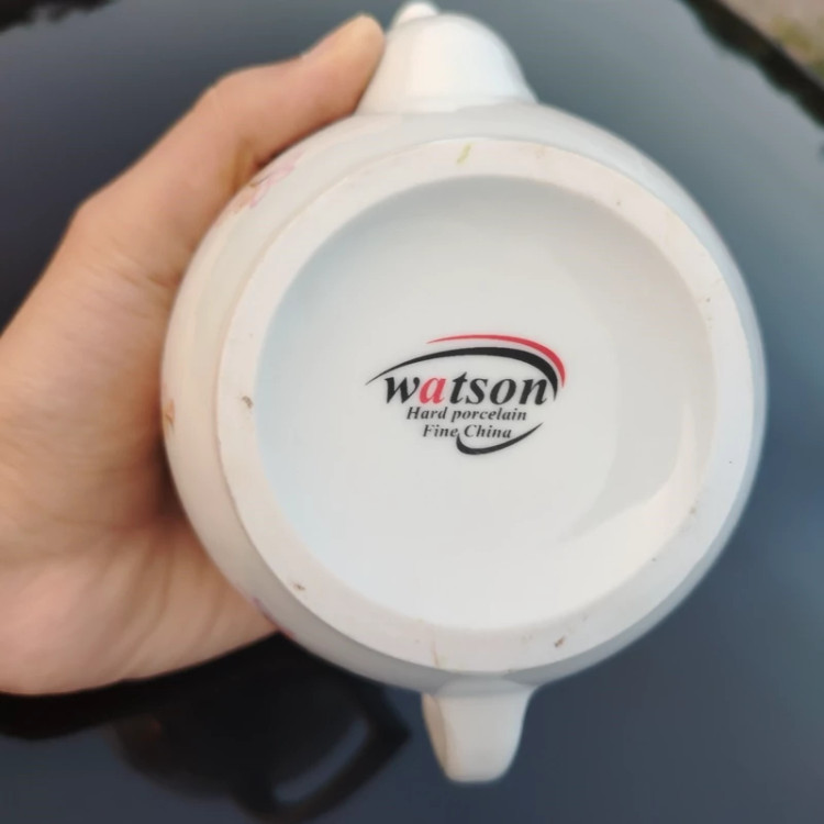 قوری چینی واتسون مدل صدف کد 03 کوچک در 3رنگ ارسال رایگان
