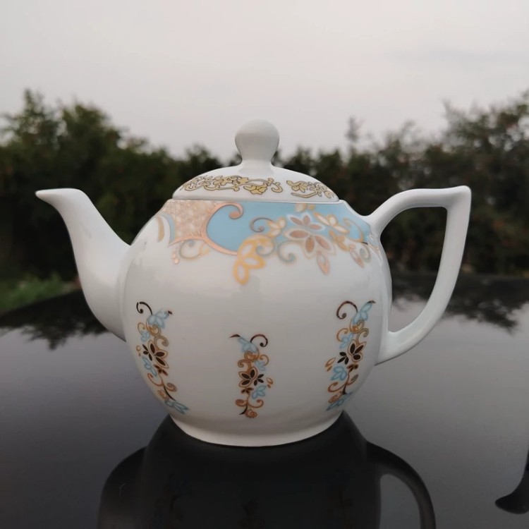 قوری چینی واتسون مدل صدف کد 03 کوچک در 3رنگ ارسال رایگان