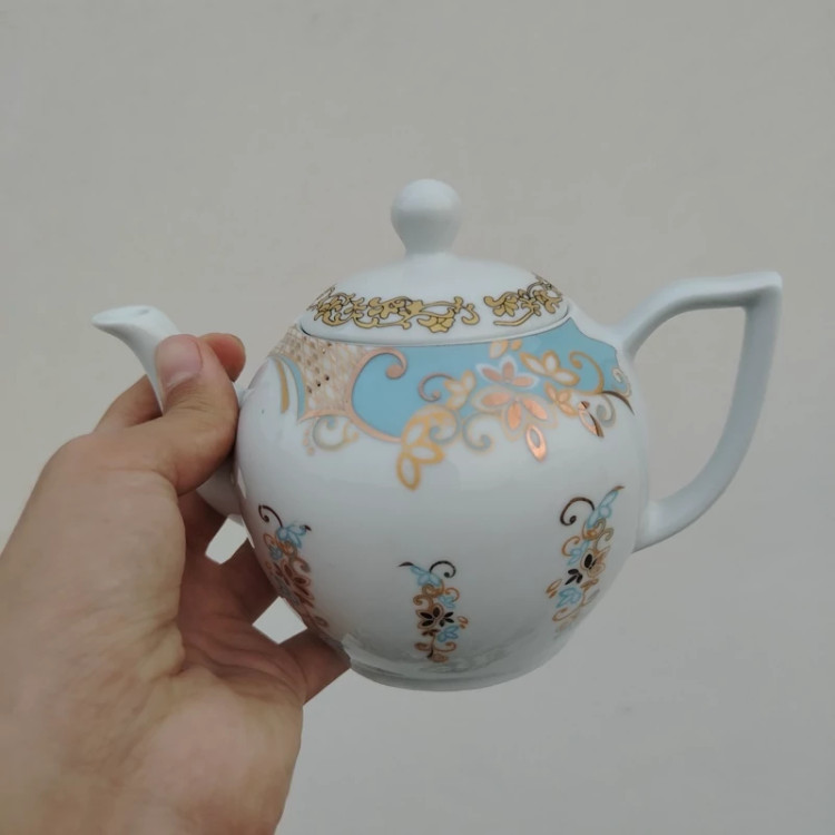 قوری چینی واتسون مدل صدف کد 03 کوچک در 3رنگ ارسال رایگان