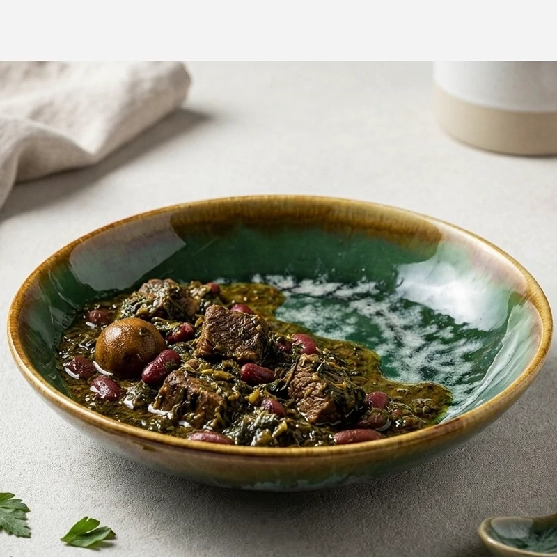 خورشت خوری سرامیک زمردی کد 6144 بسته 6 عددی با ارسال رایگان