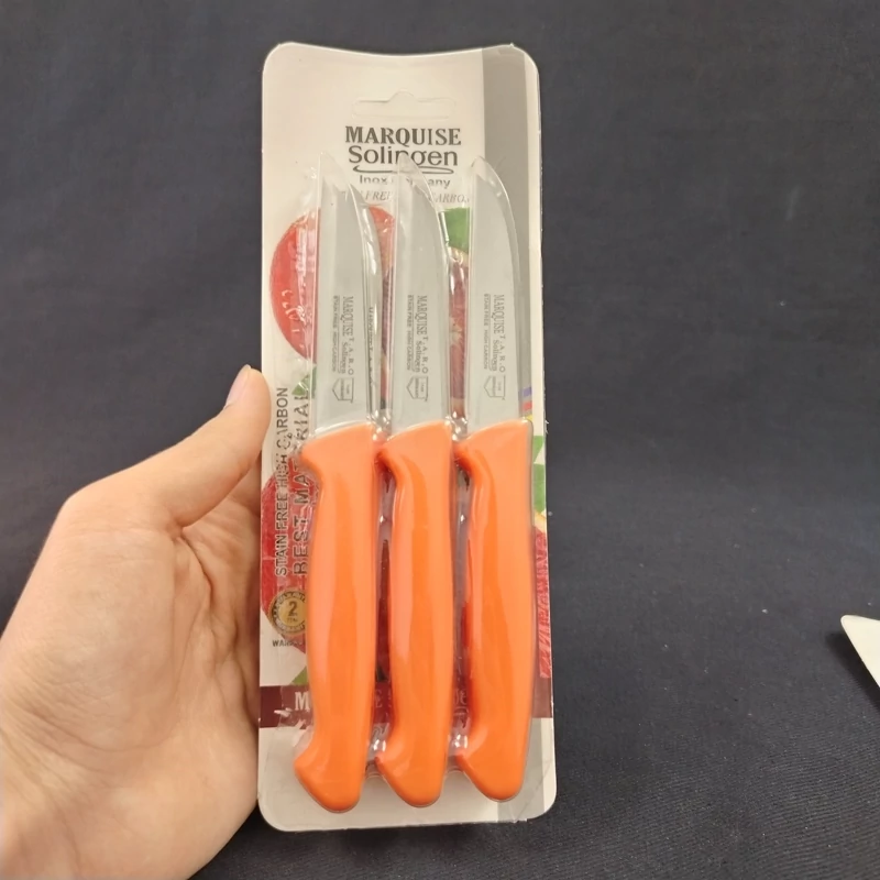 چاقو میوه خوری مارکوییز کد 35 بسته 6 عددی در 6 رنگ با ارسال رایگان