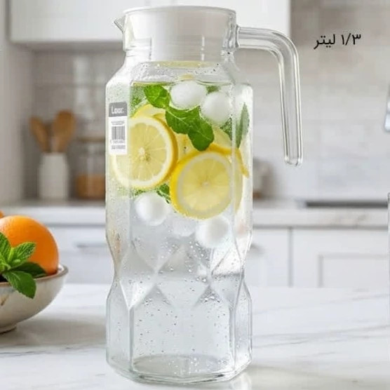 پارچ تک یخچالی پیرکس 1300 میلی لیتر لومینارک مدل اکتیم با ارسال رایگان