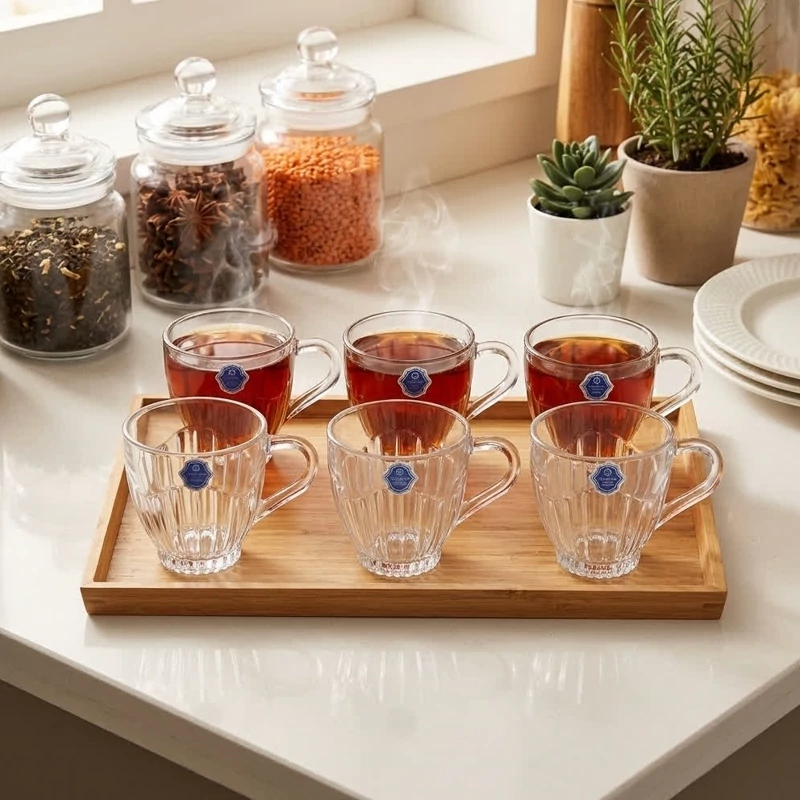 فنجان چای خوری اونیکس مدل کرون کد 2206 بسته 6 عددی با ارسال رایگان