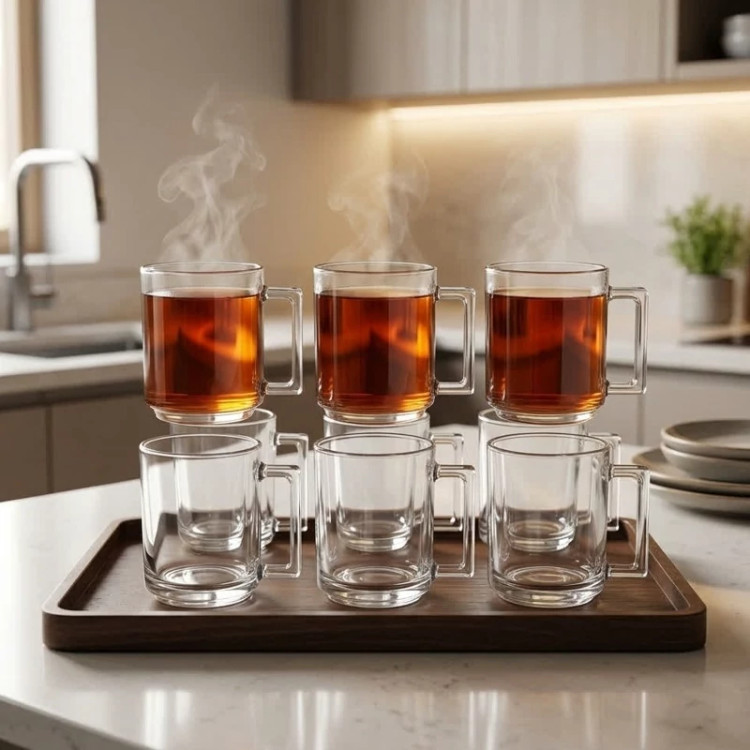 ماگ چای خوری 220 میل اونیکس مدل آلبون کد 2209 بسته 6 عددی با ارسال رایگان
