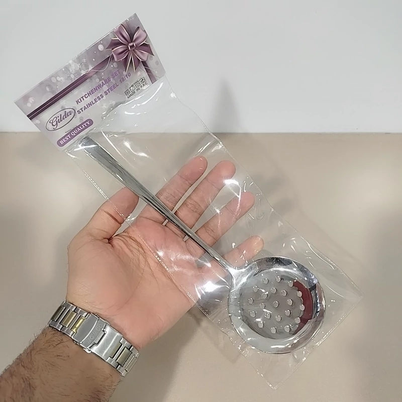 کفگیر سوراخ دار استیل نگیر گیلدا طرح شیکاگو بسته 1 عددی ارسال رایگان