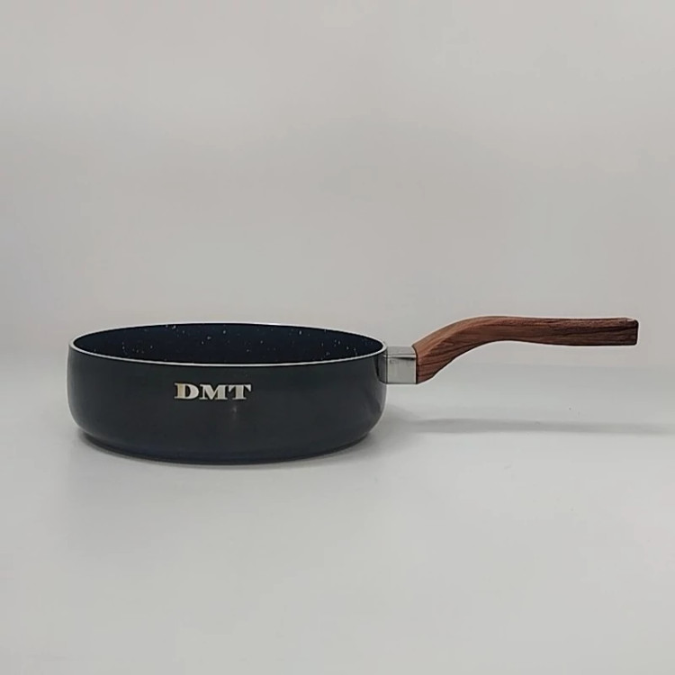 تابه تک دسته تفلون گرانیت سایز 24 DMT مشکی با ارسال رایگان