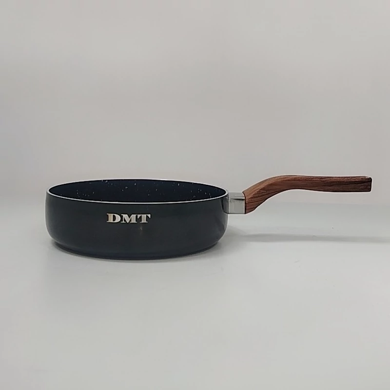 تابه تک دسته تفلون گرانیت سایز 20 DMT مشکی با ارسال رایگان