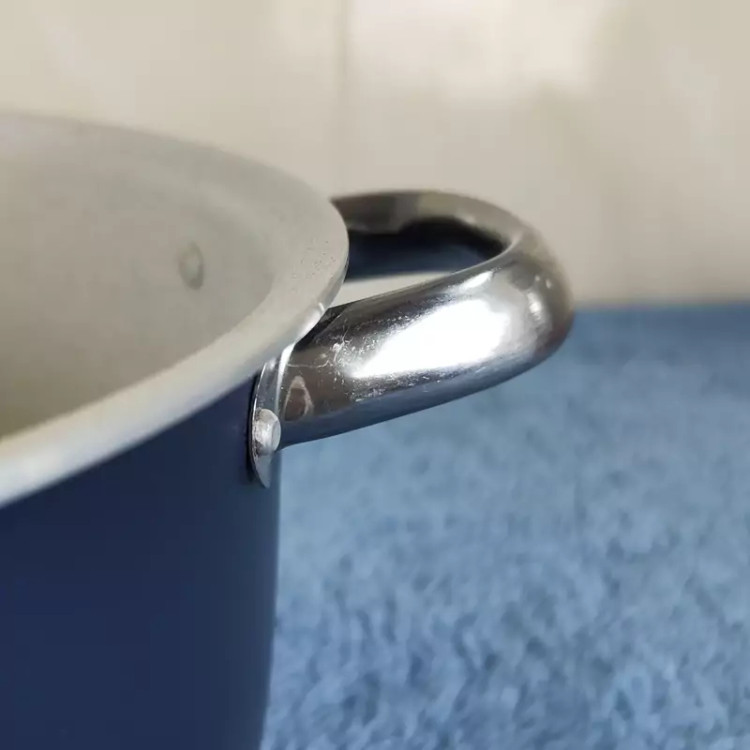 قابلمه گرانیتی سایز 34 درب فلزی سرمه ای لاوان با ارسال رایگان