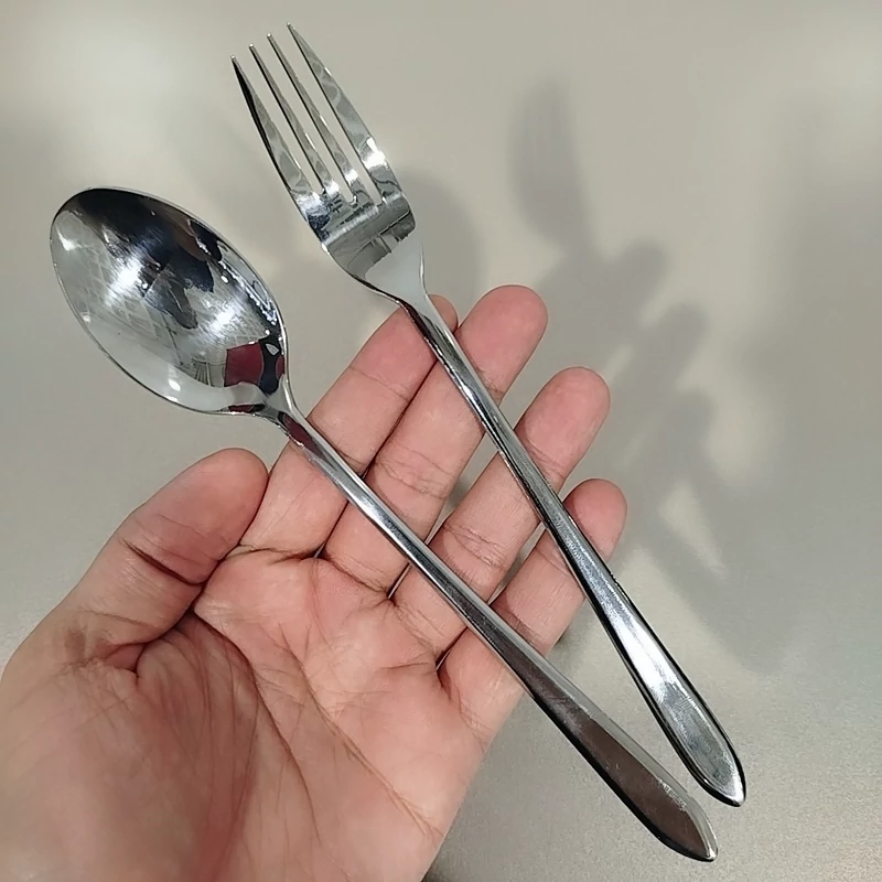 ست قاشق چنگال استیل MTG کد 2601 بسته 6+6 عددی با ارسال رایگان