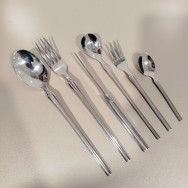 سرویس قاشق چنگال استیل 143 پارچه 30 نفره برند MTG کد 2606S ارسال رایگان