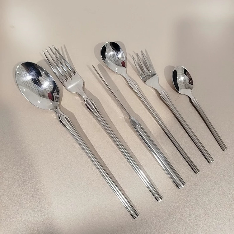 سرویس قاشق چنگال استیل 143 پارچه 30 نفره برند MTG کد 2606S ارسال رایگان