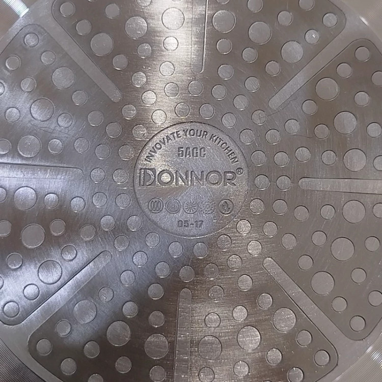 سرویس قابلمه گرانیتی 15 پارچه چهارگوش DONNOR طوسی با ارسال رایگان