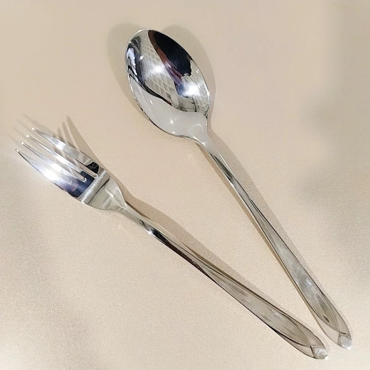 ست قاشق و چنگال استیل MTG کد 2608 بسته 6+6 با ارسال رایگان