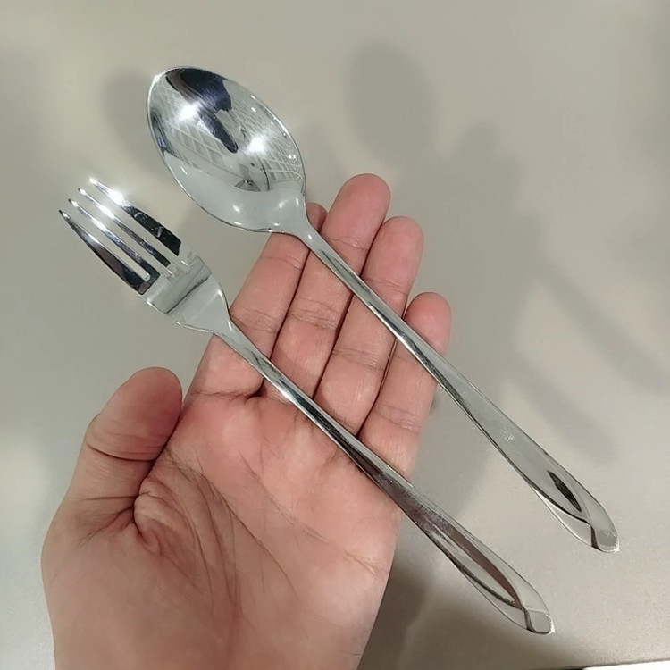 ست قاشق و چنگال استیل MTG کد 2608 بسته 6+6 با ارسال رایگان