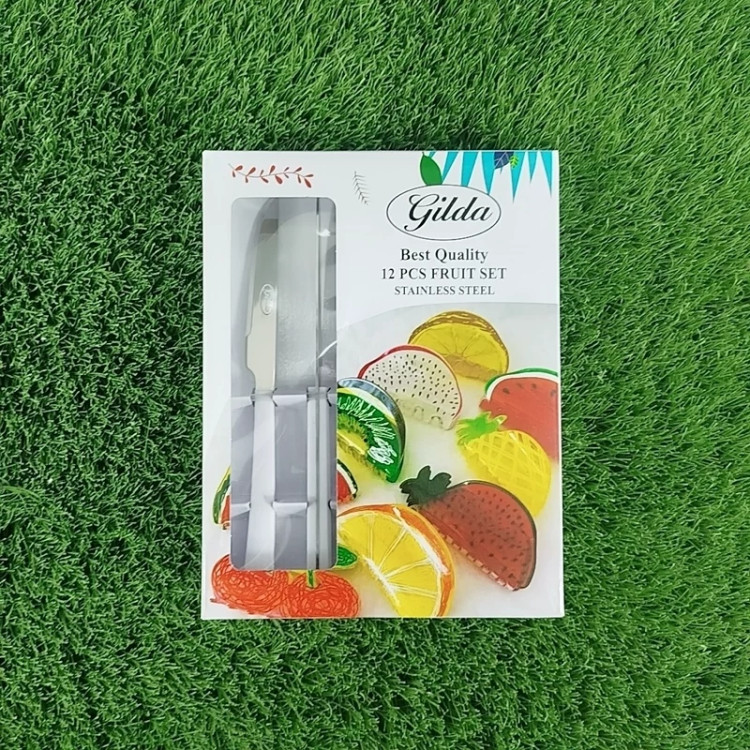 چاقو میوه خوری گیلدا مدل جنوا 2110 کد 3 بسته 12 عددی با ارسال رایگان