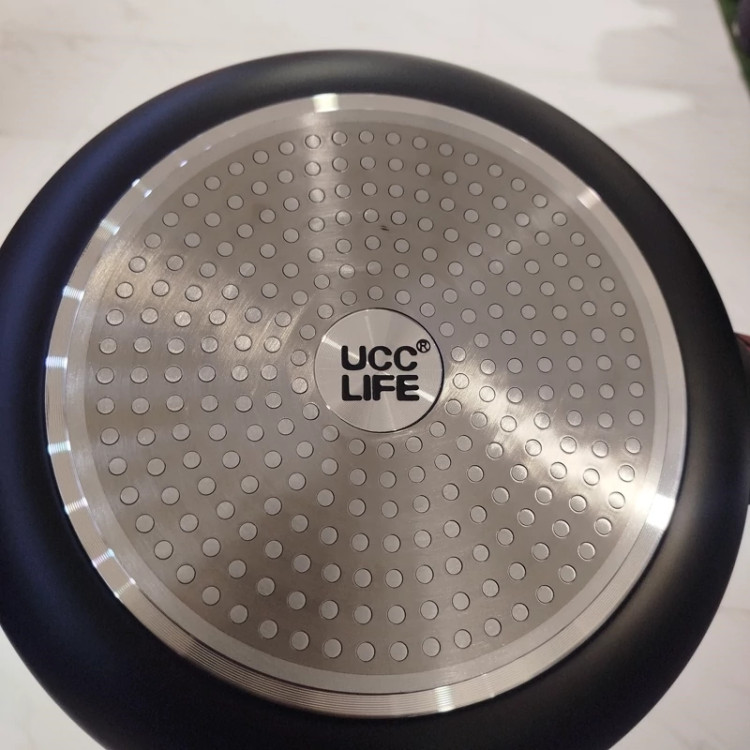 سرویس قابلمه گرانیتی 10 پارچه UCC LIFE کد 1710 مشکی با ارسال رایگان