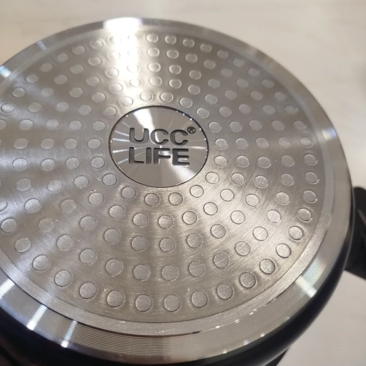 سرویس قابلمه گرانیتی 10 پارچه UCC LIFE کد 8810 مشکی با ارسال رایگان