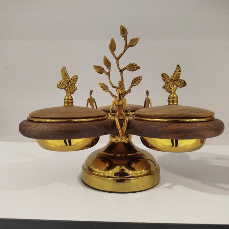 سرویس پذیرایی 5 پارچه چوبی مدل آدمک با ارسال رایگان