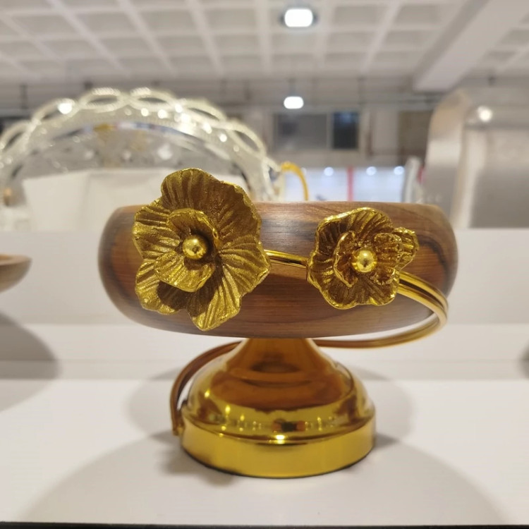 سرویس پذیرایی 5 پارچه چوبی مدل شقایق با ارسال رایگان