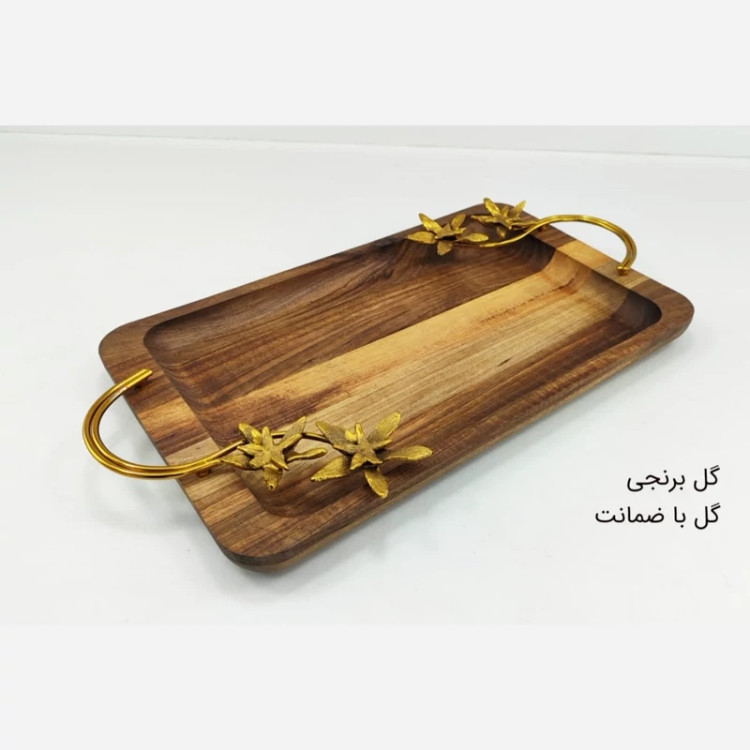 سینی چوبی مدل ستاره بزرگ کد 6846 با ارسال رایگان