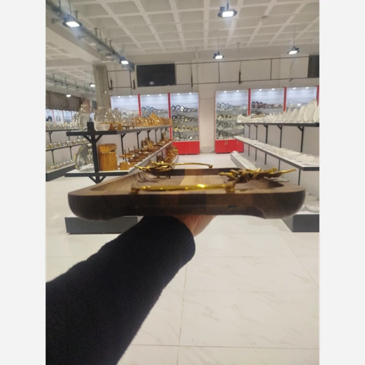 سینی چوبی مدل ستاره بزرگ کد 6846 با ارسال رایگان