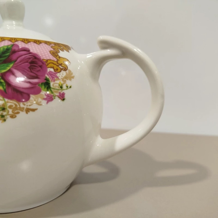قوری چینی وینچی میکل صورتی سایز متوسط کد 381 با ارسال رایگان