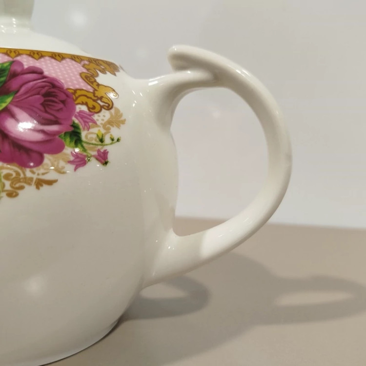 قوری چینی وینچی میکل صورتی سایز بزرگ کد 382 با ارسال رایگان