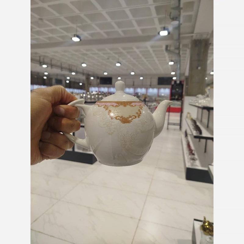 قوری چینی وینچی پانیا صورتی سایز کوچک کد 380 با ارسال رایگان