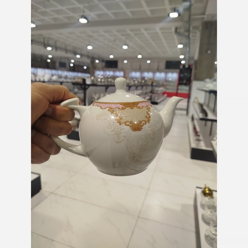 قوری چینی وینچی پانیا صورتی سایز متوسط کد 381 با ارسال رایگان
