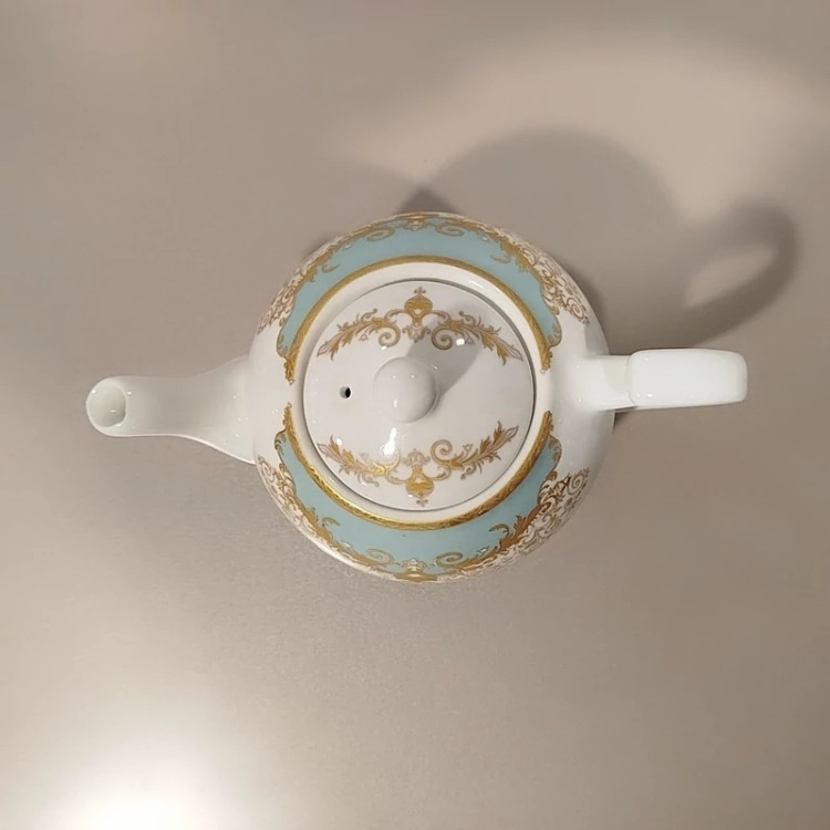 قوری چینی وینچی آلیس فیروزه سایز کوچک کد 380 با ارسال رایگان
