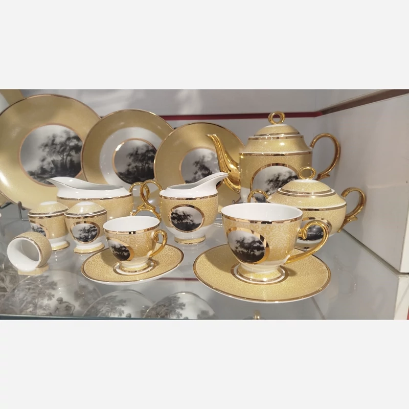 سرویس چینی 18 نفره 135 پارچه باواریا کد 528 با ارسال رایگان