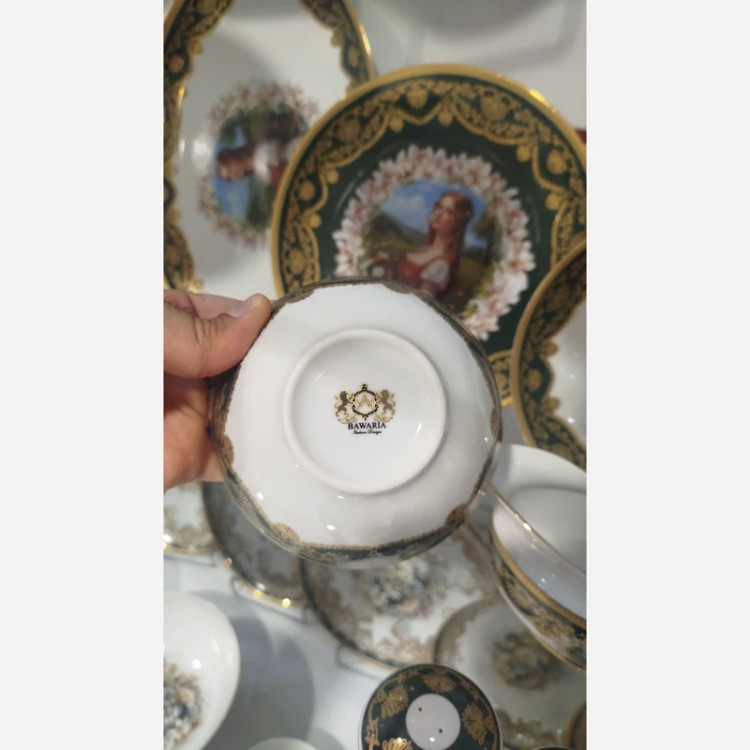 سرویس چینی 18 نفره 135 پارچه باواریا کد 527 با ارسال رایگان